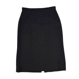 Talbots Black Midi Pencil Skirt size 4P